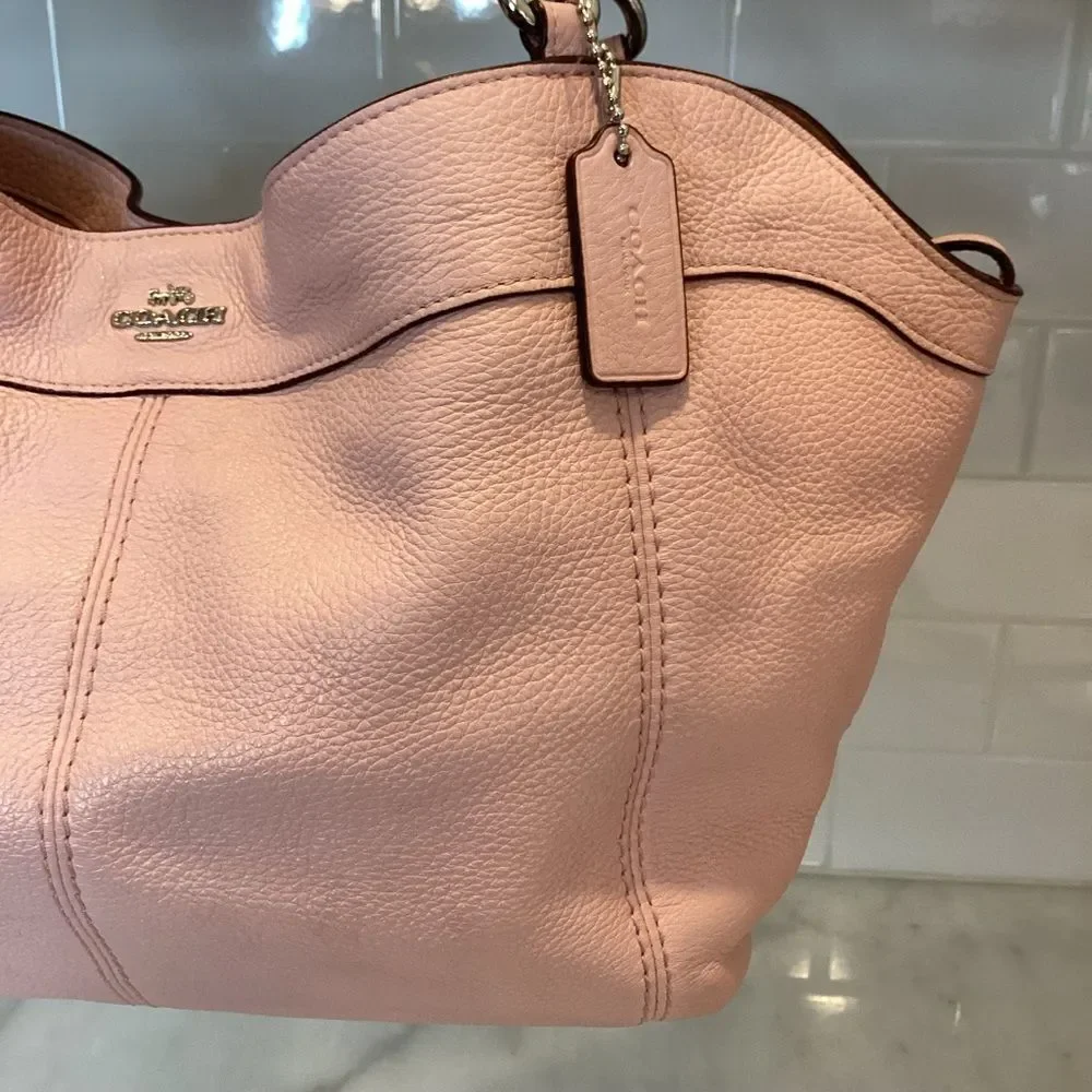 Coach Bag Purse Handbag Leather Pocketbook Lexy Crossbody Pebbled Shoulder Pink - Picture 3 of 13